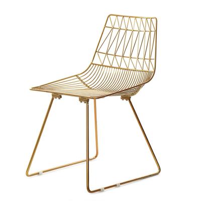 China Modern Classic Modern Metal Lounge Chair Stackable Loft Steel Cafe Lounge Dining Chair Outdoor Furniture Dining Chair for sale