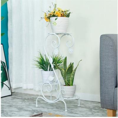 China Modern Fashionable And Lightweight Floor Stand Color Metal Plant Flower Stand Multifunctional Indoor And Outdoor Flower Bonsai Stand for sale