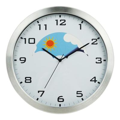 China CREATIVE Sun and Moon Moving Dail Wall Clock for sale