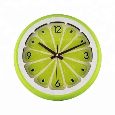 China Lemon Shaped Creative Wall Clock from LUMINOVA for sale