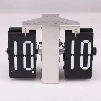 China Antique Style A00AF023 Metal Fashion Desk Flip Clock for sale