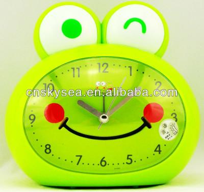 China Alarm Frog Shape Kids Melody Alarm Clock for sale