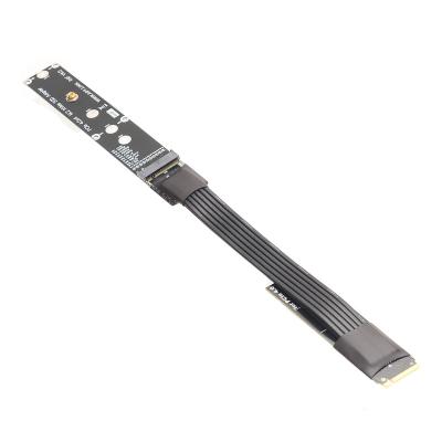 China 2021 ADT New M.2 NVMe Ultra SSD Cards M.2 Extension For NGFF NVMe SSD 4.0 Extension Cable Solid State Drive M.2 To PCI-E 4 Supplement, 0 X4 64G/Bps M Key Riser Ribbon for sale