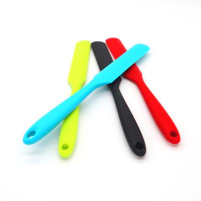 China Viable Silicone Cream Spatula Butter Knife Tools Silicone Baking Spatula for sale