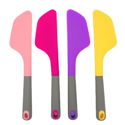 China New Reusable Silicone Spatula Butter Spatula Reusable Baking Tool Cake Mixing Spatula for sale