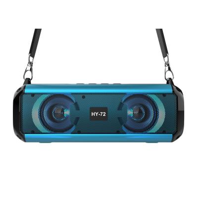 China Portable Wireless Blue Color Loudspeaker Video Portable Music Player Lamp LED Outdoor Use for sale