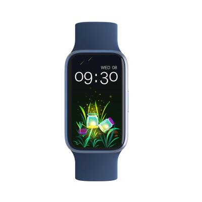 China Colorful Touch Screen Health Management Sleep Monitor Smart Watch Band Silicone Strap Available for sale