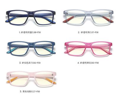 China 2020 New Arrival Fashion Children Anti Blue Light Blocking Glass Frame TR Glass Frame Kids Reading Glasses 5106 for sale