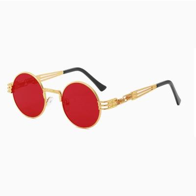 China Sports sunglasses 8010 2020 new arrival retro gothic vapor metal frame men sunglasses vintage party woman punk glasses for sale