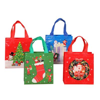 China Wholesale Reusable Cheap Price Christmas Gift Wrapping Storage Tote Bag Non Woven Bag for sale