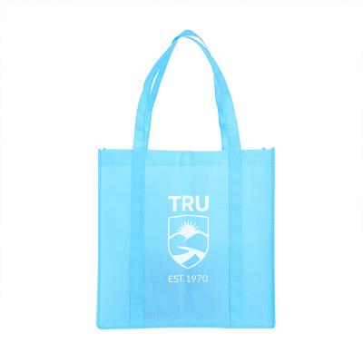 China Reusable Wholesale Non Woven Tote Bag With Zipper Promotional Reusable Shopping Bag Bag for sale