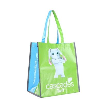 China Eco Friendly Reusable Wholesale Custom Cartoon Recycle Non Woven Grocery Packing PP Shopping Bags for sale