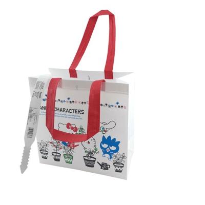 China Custom Printed Wholesale Custom Printed Eco Friendly Recycle Reusable Grocery Bag PP Laminated Non Woven Bag Fabric Tote Shopping Bags for sale