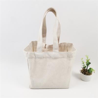 China Customized Eco Friendly Logo Cotton Bag Kids Eco Friendly Lunch Bag Picnic Box Bag for sale