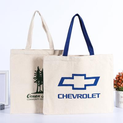 China Eco Friendly Wholesale Custom Printing Canvas Handle Promotional Tote Bag 100% Cotton Tote Bag for sale