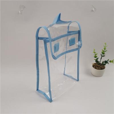 China Eco-Friendly Transparent PVC Custom Fashion Travel Toiletry Wash Tote Bath Bag for sale