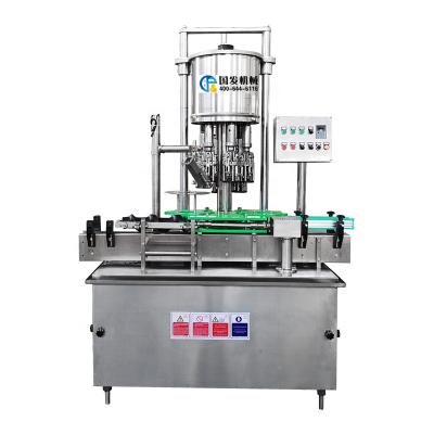 China Customized Automatic Aluminum Food ROPP Cap Liquor Glass Pile Proof Caps Wine Bottle Screw Ropp Safety Screw Capping Machine for sale