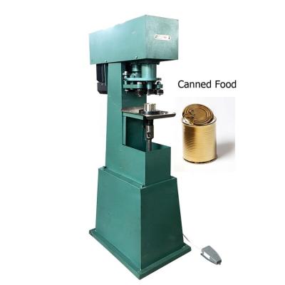 China Semi Automatic Food Canning Machine Tin Can Sealing Capping Machine for sale