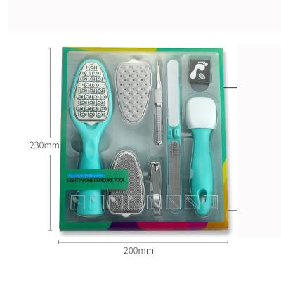 China 5pcs 6pcs 7pcs 8pcs Personal Stainless Steel Pedicure Care Foot Files Set Foot Callus Remover Kit for sale