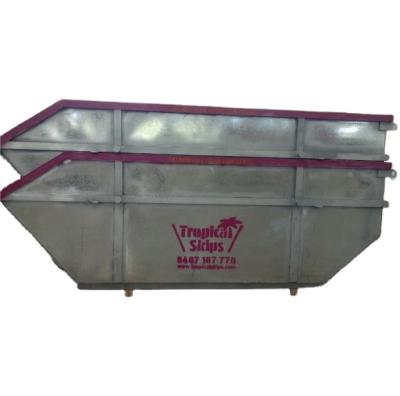 China Construction worksÂ   9000L Galvanized Sheet Garbage Skip Bin for sale