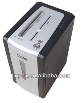 China JP-880C Small Desktop Paper Shredder CD And Credit Card Shredder 4*50MM for sale