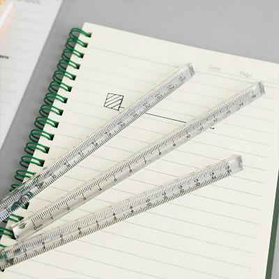 China 20/30CM Acrylic Transparent Eco-friendly/Competitive Price JSM Triangle Metric Scale For Promotion And School Tailor Scale High Quality Ruler for sale