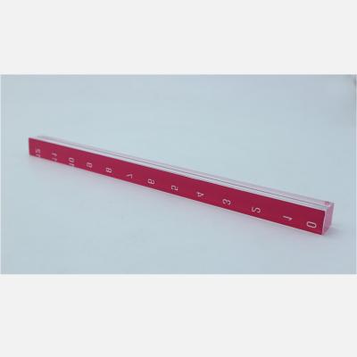 China Eco-friendly/Competitive Price JSM Straight Ruler 30cm T Square Scale Ruler Thumb Edge Drawing Tools Acrylic Custom Stationery School Supplies for sale