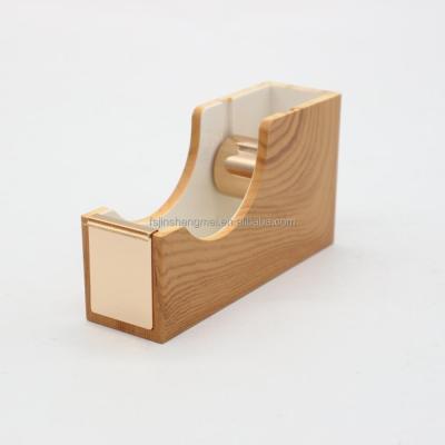 China Durable Modern Acrylic Fancy Wooden Office Supplies Tape Dispenser for sale