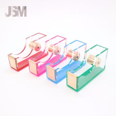 China Durable China School Office Stationery Novelty Acrylic Color Tape Dispenser for sale