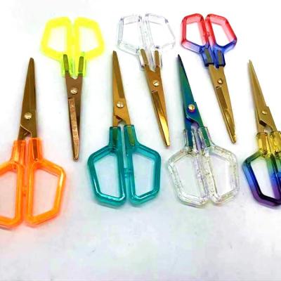 China Universal Cut JSM R Customize Mini Small Beauty Sharpen Tailor Portable Modern Colorful Fabric Cutting Office Sewing Scissors for sale