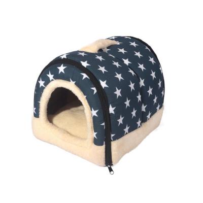 China Travel Hot Selling Small Size Pets Bed Four Seasons Detachable And Washable Custom Pet Sofa For Dog Cat for sale