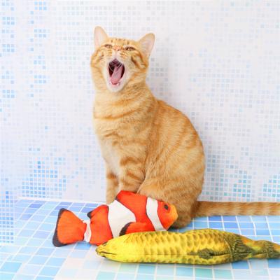 China Wholesale Usb Viable Electric Movable Touch Point Flippity Interactive Cat Toy Electronic Cat Dog Pet Fish for sale