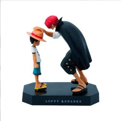 China Japan pirates round straw hat Luffy red hair legs bag scene version contact head car model ornament handmade wholesale for sale