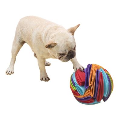 China Stocked Smart Collapsible Dog Nose Sniffing Puzzle Toys Slow Dispensing Driver For Pet Training Games for sale