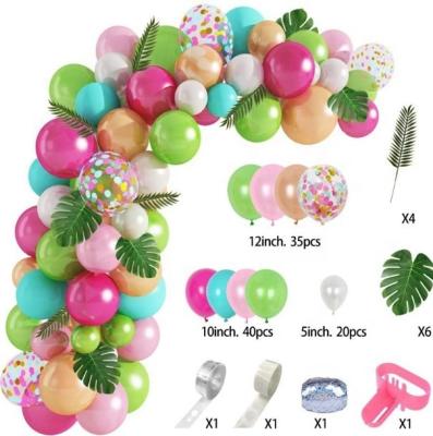 China Eco Balloons Chain Kit Garland Latex Balloon Arch Decorations For Halloween Christmas for sale