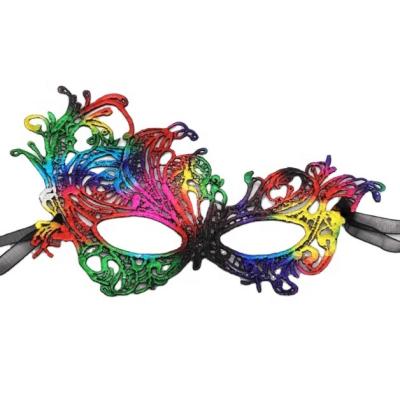 China Halloween Hand Made Masquerade Halloween Half Face Party Sexy Eye Mask Christmas For Decoration for sale