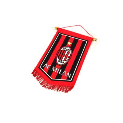 China Factory Wholesale Eco-friendly Customized New Football Club Fan Pennant Flag for sale