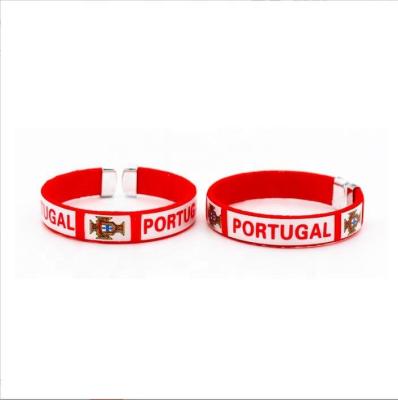 China Wholesale Popular Eco-Friendly Football Fans Wristband With Fan Supplies for sale