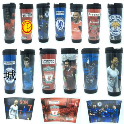 China Eco-friendly Factory Customized New Football Fans Thermos Water Cup Bottle Gift Decoration for sale