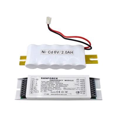 China Led Lighting Products Emergency Output 1W~3W 20V~300V DC Backup Module For LED Lights for sale