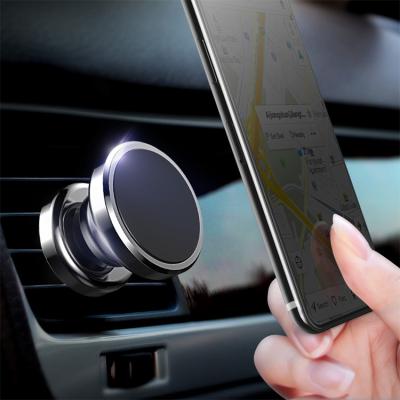 China Free Shipping New 360 Universal Flexible Rotating Magnetic Car Mount Mobile Phone Holder Mini Car Air Vent Mount Holder for sale