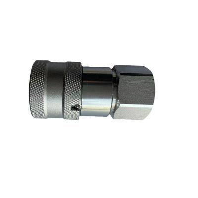 China Pipe Lines Connect ISO 16028 Carbon Steel Stainless Steel Flat Face Hydraulic Quick Coupling for sale