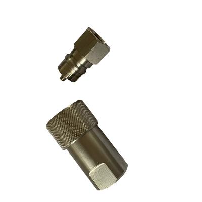 China Hose Lines Connect Kzf Stainless Steel ISO 304 B Hydraulic Quick Coupler for sale