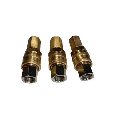 China Hose Lines Connect Custom Brass Hydraulic Quick Release Coupling Kzd Quick Connect Coupling for sale