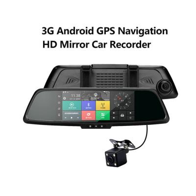 China 7 Inch 3G Car Camera Android Dvr Gps Navigation Rearview Mirror Car Dvr Wifi 1080P Car Dash Dual Cam TRM7003 Dual Cam TRM7003 for sale