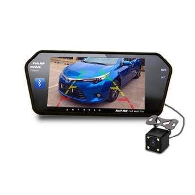 China 7 Inch Tft Digital LCD Screen Car Rearview Mirror Monitor With Reverse Camera L165*W104*H5.1CM for sale