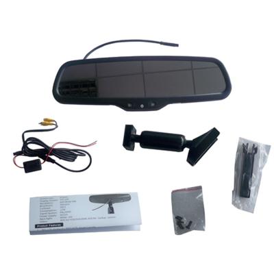 China Dual DC 12v 4.3inch TFT LCD Video Input Car Rear View Mirror Monitor For Parking 4.3