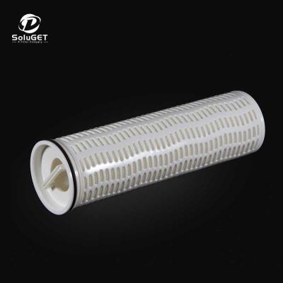 China Factory HFPBT series advanced 20 inch PBT filter cartridge with stable filtration efficiency and high dirt holding capacity for sale