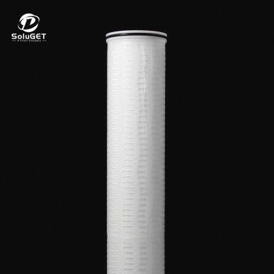 China Factory HFPP Series 40 Inch PP Filter Cartridge Pleated 1 Micron High Flow Filter Element For Industrial Filtration for sale