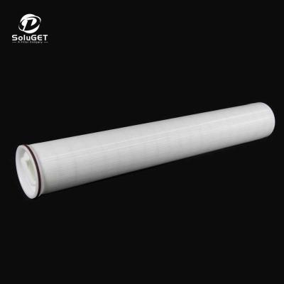 China Factory HFGF series 20/40/60 inch fiberglass filter membrane pore size 0.5/1/3/5/10/100 micron high flow filter cartridge for sale